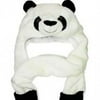 Plush Fleece Animal Hat PANDA with Earmuffs cute warm winter gift SHIPS FROM US! - New with box/tags