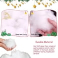 thumbnail image 3 of Decoración navideña de nieve falsa ESINO, 160 g, algodón de fibra esponjosa, 3 of 7