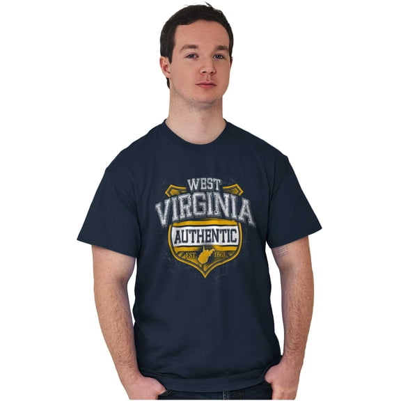 West Virginal Student Pride Gameday Men's Graphic T Shirt Tees Brisco Brands X