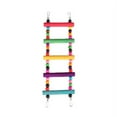 thumbnail image 2 of Zhaomeidaxi Parrot Ladder, Wooden Ladder with Colorful Beads Steps Climbing Bridge Bird Cage Play Toy for Conure Parakeet Budgie Cockatiels Lovebirds, 2 of 8