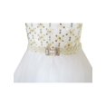 thumbnail image 5 of Flower Girls Dress Champagne Sequin Pearl Wedding Pageant 8, 5 of 9