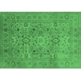thumbnail image 1 of Ahgly Company Indoor Rectangle Oriental Emerald Green Industrial Area Rugs, 5' x 8', 1 of 4
