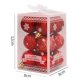 thumbnail image 5 of Juego de bolas decorativas de Navidad de 12 Uds., adornos de bolas colgantes de árbol (rojo) Likrtyny Oficina Multiescena Multifunción, 5 of 5
