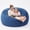 Blue, variant on LOGYAT 3.5ft Bean Bag Chair, Memory Foam Filling, Washable Suede Cover, Reinforced Zipper, for Kids, Teens, Adults, Pink