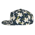 thumbnail image 3 of Fotbe Lilies Flowers Flat Bill Visor Cap Classic Snapback Hat Polyester Foam Trucker Hat Trucker Cap Adjustable Baseball Cap, 3 of 9