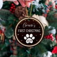 thumbnail image 4 of Dog Ornament, Dog's First Christmas Ornament 2025, Personalized Name Pet Ornament Gift, Dog Dad Dog Mom Xmas Ornament Keepsake, Pet Ceramic Ornament, Customized Puppy 1st Xmas Decor 3LP2F6, 4 of 6