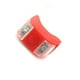 thumbnail image 2 of Naiovety Luz de silicona para bicicleta, linterna reutilizable, piezas para bicicleta, alto brillo, resistente al desgaste, 2 luces LED Flash Ciclismo Rojo, 2 of 6
