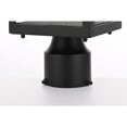 thumbnail image 3 of Elegant Lighting Veda 15 inch Outdoor Post light in Black, 3 of 6