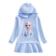 thumbnail image 2 of Vestido de suéter con capucha para niños congelados primavera y otoño nueva niña elsa pequeña princesa falda occidental vestido para niños vestido de niña 100cm Gao Jinjia LED, 2 of 2