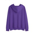 thumbnail image 2 of Womens Plus Size Jeans Womens Printed Long-Sleeved Round Neck Pullover Hooded Plus Fleece Weater, 2 of 4