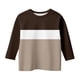 thumbnail image 2 of Blusas y camisas de manga corta con cuello redondo para verano y primavera, moda para niños pequeños, blusa lisa con cuello redondo y manga 3/4 para mujer, blusa de poliéster para niños, 2 of 5