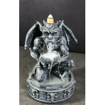 Gothic Servant Chimera Gargoyle Ceremonial Bowl Backflow Incense Burner Figurine