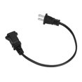 thumbnail image 2 of NEMA Cordon d'Alimentation, 12.6in Rallonge d'Alimentation Robuste 10A 5 15P à 5 15R pour Ordinateur de Bureau, 2 of 7