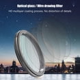 thumbnail image 2 of Filtro de lente prismática de 67 mm, filtro antideslumbrante con luz de estrellas, filtro anamórfico con efecto de destello de lente, accesorios para películas (destellos lineales azules), 2 of 5