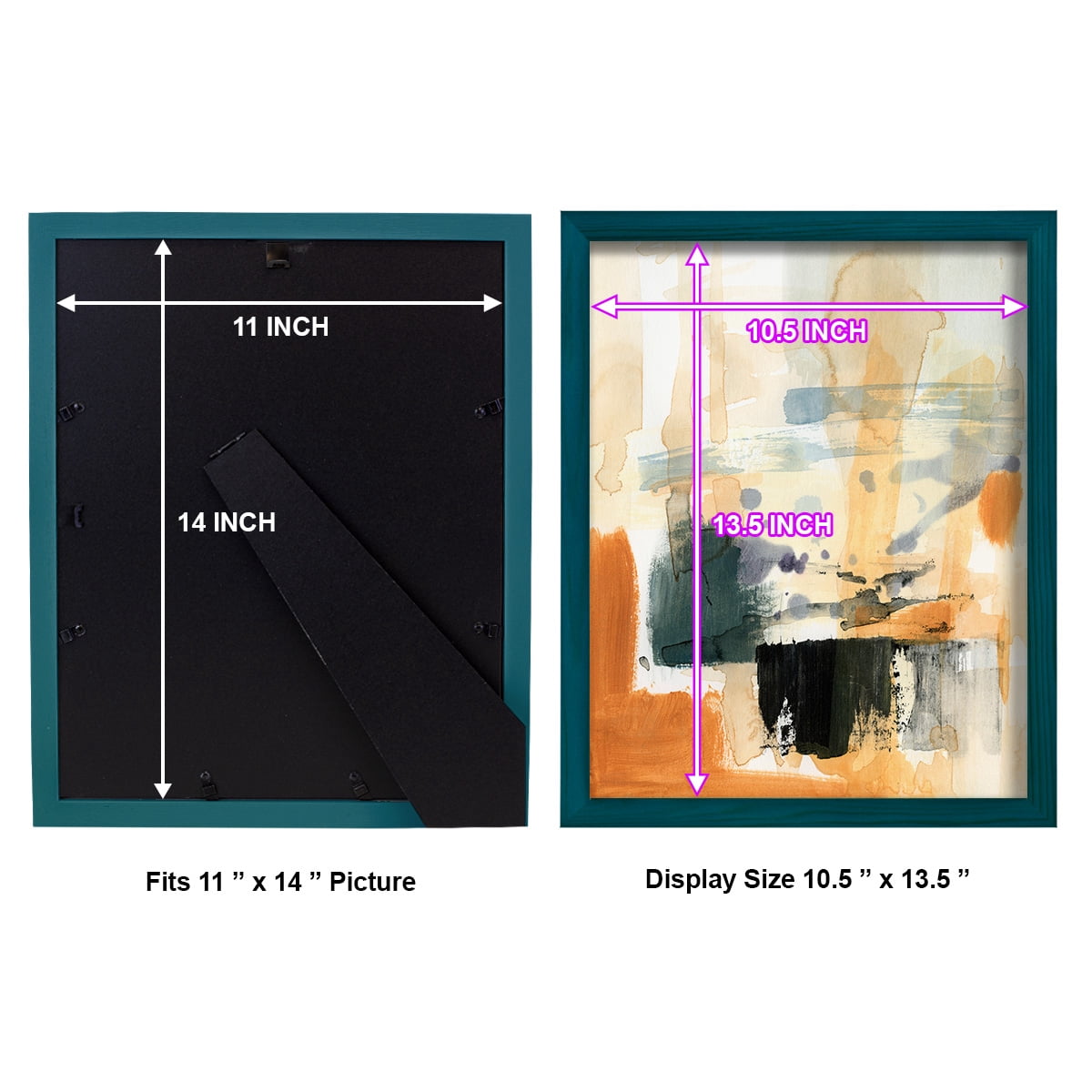 Seria III - Framed Print w/glass - Ocean Blue
