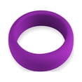 thumbnail image 5 of LeLuv Flat Inside Smooth Silicone Cock Ring | (3 Pack - 36mm/41mm/45mm Purple, 5 of 8