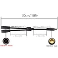 thumbnail image 4 of DC7909 1 to 2 Splitter Solar Charging Cable ABS Built, Streamlined Solar Panel, 4 of 5