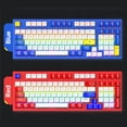 thumbnail image 4 of iBlancod iBlancod K97 Clavier de Jeu Mécanique RVB avec Commutateurs Rouges, 18 Modes d'Éclairage, USB Type-C et Raccourcis Multimédias, 4 of 6