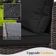 thumbnail image 2 of TANGJEAMER 10 Piece Patio Furniture Set with Fire Pit Table, All Weather Outdoor Sectional PE Rattan, Patio Conversation Sets with Cushions and Glass Coffee Table for Garden Lawn Balcony, 2 of 12