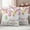 White, variant on Happy Easter Outdoor Waterproof Pillow Covers, Spring Colorful Eggs Butterfly Teal Wood Grain Decorative Square Throw Pillowcase Sofa Cushion Sham for Patio/Couch/Chair, 18"x18" 2 Pack