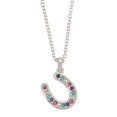 thumbnail image 2 of AWST Int'l Multi Colored Horseshoe Necklace w/ Colorful Cowboy Hat Box, 2 of 2