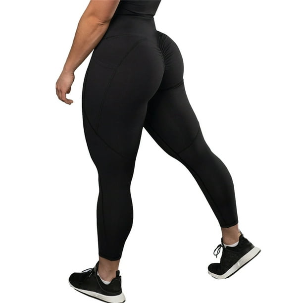 Yskkt Womens Scrunch Workout Sports Leggings Butt Lifting Booty Tights