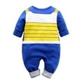 thumbnail image 3 of WIBACKER Baby Infant Boy Armor Printed Outfits 100% Cotton Newborn Boy Cosplay Party Jumpsuit Halloween Christmas Rompers, 3 of 8