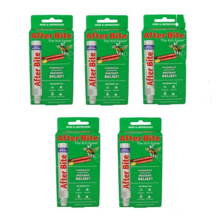New and Improved! Tender After Bite Afterbite The Itch Eraser .5 FL OZ - Pack of 5