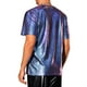 thumbnail image 3 of Camiseta de manga corta para hombre INSPIRE CHIC con estampado metálico de animales para fiestas disco XL púrpura azul, 3 of 6