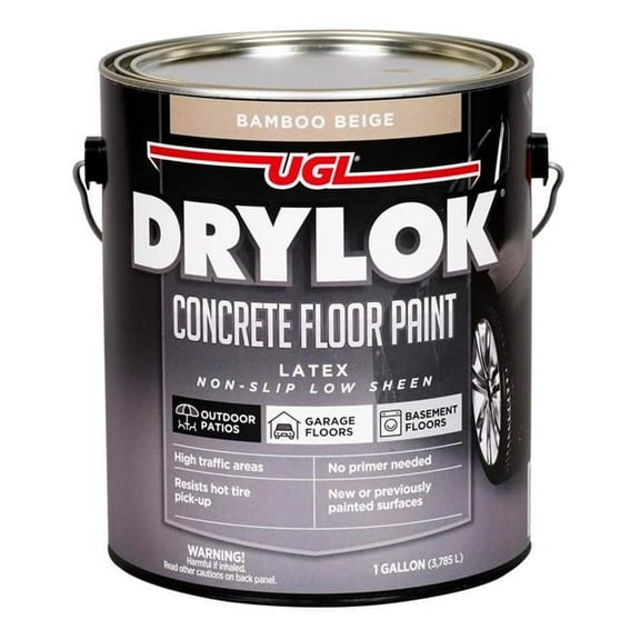 1 gal Bamboo Beige Concrete Floor Paint