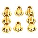 thumbnail image 1 of 8 Uds cubierta protectora de tacón alto tapón de Metal de 15mm accesorios para zapatos DIY redondo dorado, 1 of 8