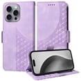 thumbnail image 4 of Funda GANGXUN para iPhone 16 Pro Max con diseño acolchado elegante, cuero PU, protección total y ajuste preciso, 4 of 5