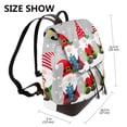 thumbnail image 2 of Fotbe Merry Christmas Gnome1 Mochila Bolso con Estampado para Mujer, Mochila Antirrobo de Nylon Impermeable, Bolsa Ligera de Hombro, 2 of 4