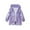 A-Purple, variant on Gpaecead 1-8Y Girls Metallic Jacket Lightweight Zip Up Holographic Shiny Hooded Jackets Beige