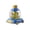 Blue, variant on KOYPTL Baby Press to Go Toy Cars for Toddlers 1-3, Early Education Mini Push Pull Engineering Car with 360° Rotating, Birthday Christmas Gifts for 1 Year Old Boy Girl