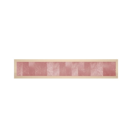 ALEKO Himalayan Pink Crystal Sauna Salt Brick Wall Panel 62 inches