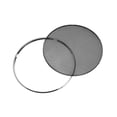 thumbnail image 4 of 6.5" Speaker Grill Mesh Decorative Circle Woofer Protector Cover Audio Parts Silver, 4 of 5