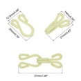 thumbnail image 2 of Sewing Hooks and Eye, 24pack Polyester Covered Hooks and Eyes Closure for Clothing(Beige, 37mm Length), 2 of 6