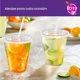 thumbnail image 5 of Berry Hip 100 Vasos de Plastico de 12 oz (355 ml) con Tapa Plana, Perfecta para Popotes, Transparentes, Vasos Perfectos para Llevar Café, Chocolate, Bebidas Frias, Batidos, Malteadas Best Trading VTP12-2, 5 of 5