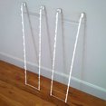 thumbnail image 2 of 2 Strips 26 Clip Potato chip, Candy White Hanging Display Racks - Lot of 2, 2 of 3