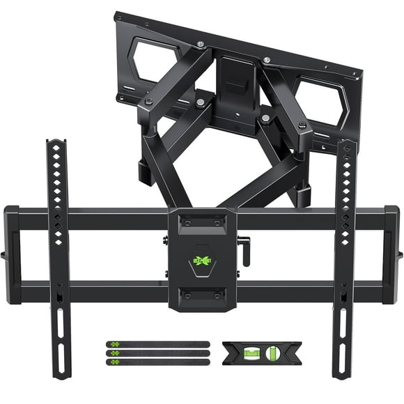 Full Motion TV Wall Mount for Most 37"-86" Flat Screen TV, Swivel or Tilt TV Wall Bracket with Dual Articulating Arms, for 12"-16" Wood Studs, Max VESA 600x400mm, Load 132 lbs by USX MOUNT