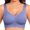 Dark Blue, variant on ZNQHFRE Plus Size Wireless Support Bra Full Coverage Back Smoothing Comfort No Underwear For Older & Fuller Figures White L
