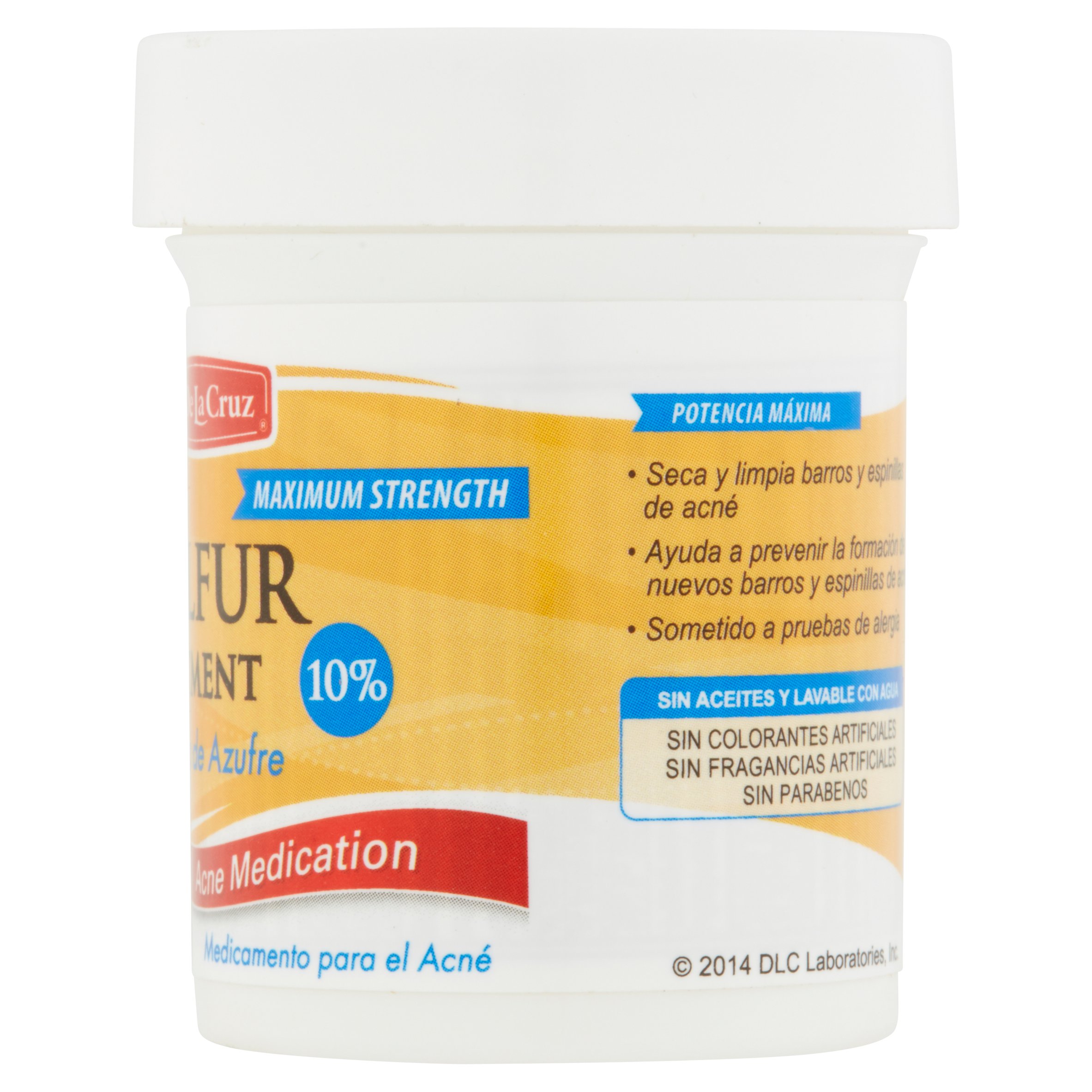 De La Cruz Sulfur Ointment 10 Acne Medication 2 6 Oz Com Saveemail