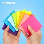 Tripumer 8 Pack Bright Sticky Pads Sticky Notes 3 x 3 in Self-Stick Note Pads 8 Colors