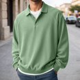 thumbnail image 2 of Long Sleeve Polo Shirts for Men Classic Golf Shirt Thermal Pullover Tops GN1 XXL, 2 of 4