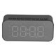 thumbnail image 3 of Reloj despertador digital Nikou portátil Bluetooth pantalla LED color negro, 3 of 15