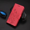 thumbnail image 3 of iPhone 13 Pro Max Wallet Case, 6.7 inches Durable Case, Flower Butterfly Pattern Premium PU Leather Magnetic Case with Credit Cards Slots Shockproof Protective Cover (iPhone 13 Pro Max, rose), 3 of 8