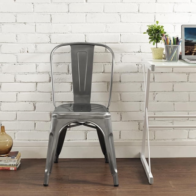 Manor Park Metal Café Bistro Chair - Multiple Finishes