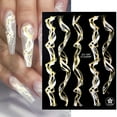 thumbnail image 1 of TopLLC Nail Stickers Texture Streamer Nail Art Sticker Décoration d'Ongles Accessoires de Design d'Ongles Acrylique Fournitures d'Ongles a Sticker, 1 of 2