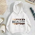 thumbnail image 2 of Kids Girls Sports Shirt Boy Girl Casual Personality Hoodie Pullover Hooded Sweatshirt with No Pocket Suitable for Teen, 2 of 3